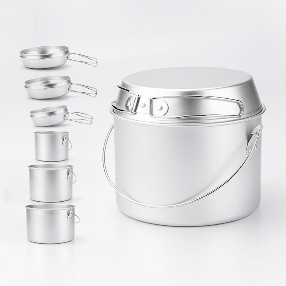 Outdoor Camping Cookware Set F - Camping Cooking Dining Set 评论和价格